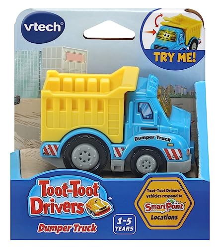 VTech Toot-Toot Drivers Dumper Truck, Toy Car for 1 Year Old, Pretend Play with Lights & Sounds - Image 3