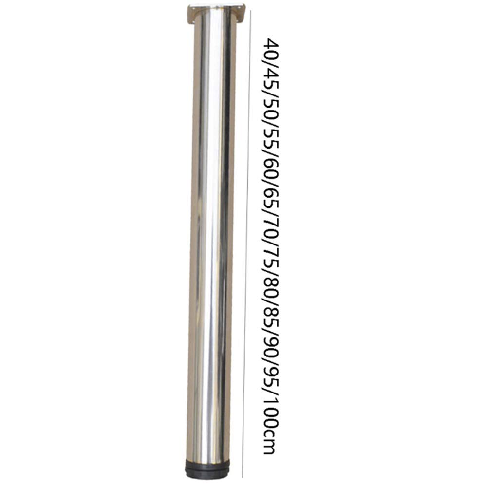Gambe regolabili in metallo per tavolo da colazione – 70 cm resistenti piedini in acciaio inox set di 4 mobili per casa e cucina