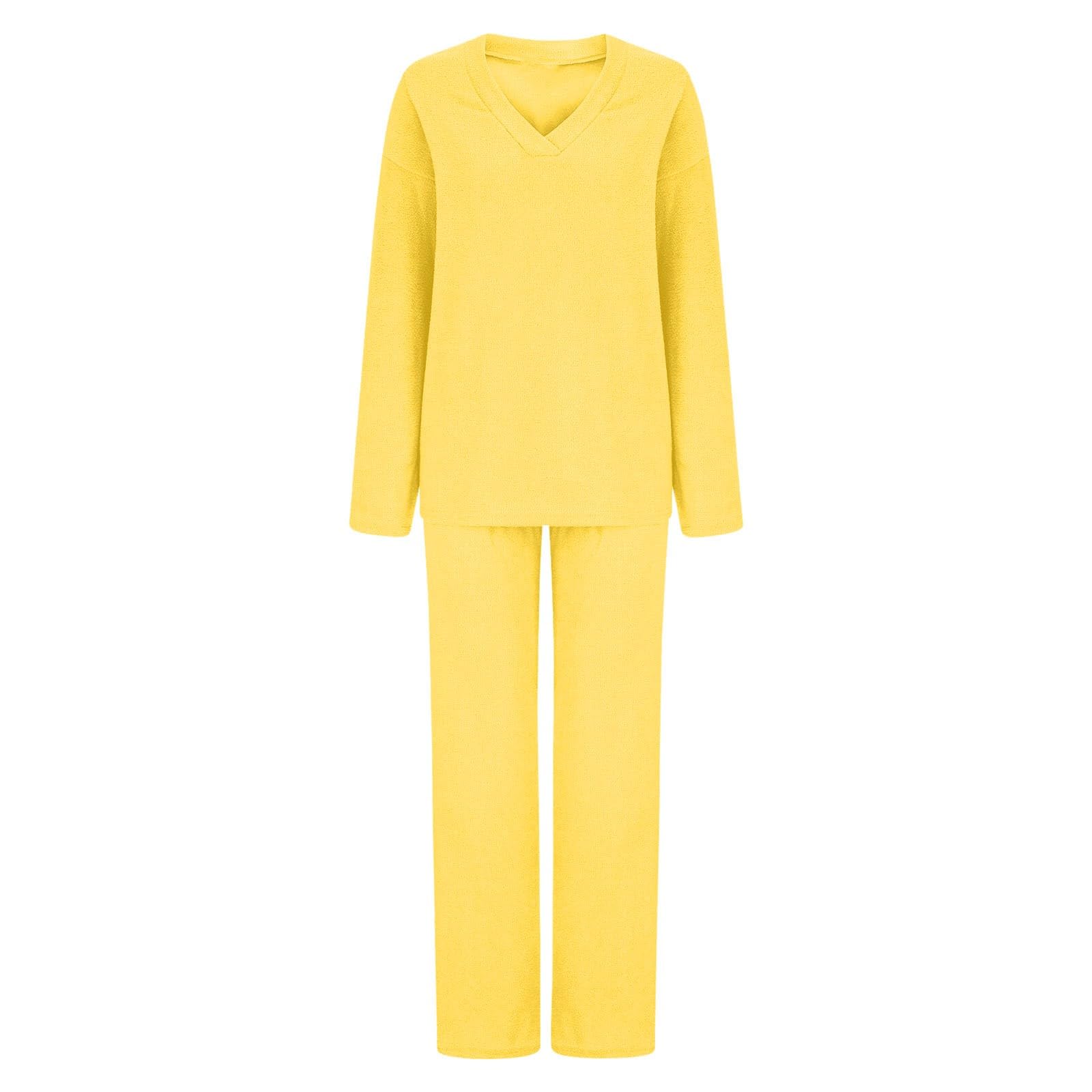 Generisch Ensemble de vêtements d'intérieur en coton et pantalon large pour femme