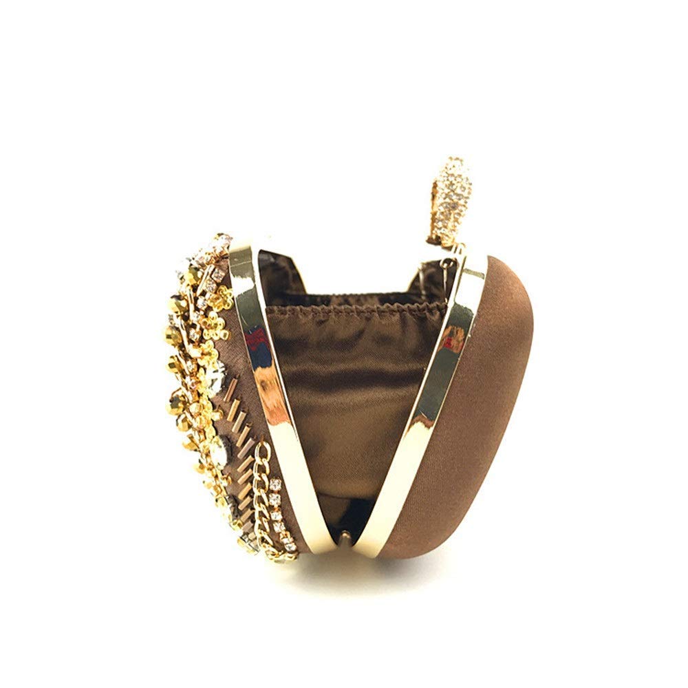 Pochette Da Sera ERKOON - In Finta Pelle Scamosciata, Con Catena Rimovibile, Per Matrimoni E Feste - Foto 8