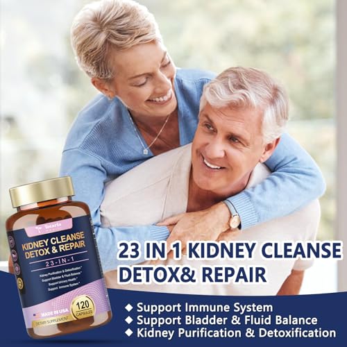 Totaria Kidney Cleanse Detox & Repair Capsules 120 Counts, 23 In 1 Kidney Support Supplement Extra Strength With Chanca Piedra, Cranberry Supports Liver & Kidney Function Stone Breaker Dissolve Bladder Health thumb #3