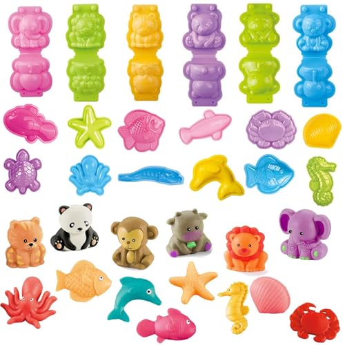 Yiklucg Unleash Creativity with 18 Unique Dino and Animal Molds