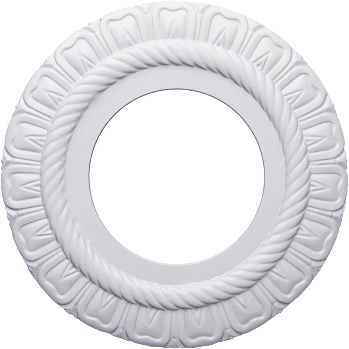 9"OD x 4 1/2"ID x 1/2"P Claremont Ceiling Medallion (Fits Canopies up to 5 5/8")