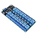 Diitao 12V 16 Channel Relay Module Board Optocoupler LED LM2576 Power Low Level Trigger 16 CH Expansion Board (12V 16-Channel)