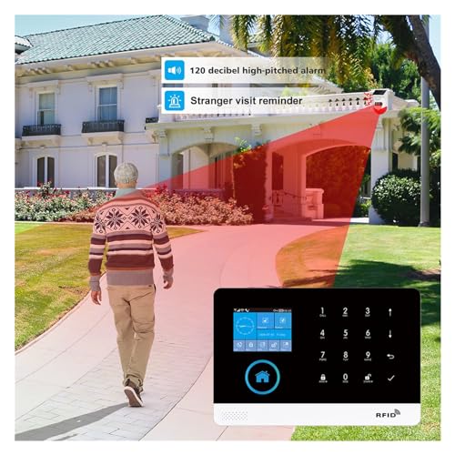 Alarma WiFi hogar antirrobo Tuya Smart con sensor movimiento y control app 5
