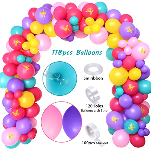 Winrayk 157Pcs Isabella Encanto Party Decorations Birthday Supplies Kids Encanto Balloon Garland Butterfly Woodpecker Leopard Sunflower Birthday Balloons Sticker Fringe Curtain Encanto Party Supplies #TOP5