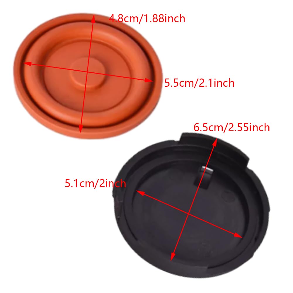 Riloer Kit di riparazione coperchio valvola PCV, kit di riparazione membrana PCV, tappo valvola PCV, membrana coperchio valvola PCV compatibile con Opel Adam Hatchback, 55573746