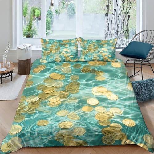 Housse de couette hypoallergénique 200x200 imprimé vache 3D
