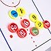 Wrzbest Double-Sided Ice Hockey Coaching Whiteboard – Full & Half Rink Tactics Board with Player Markers