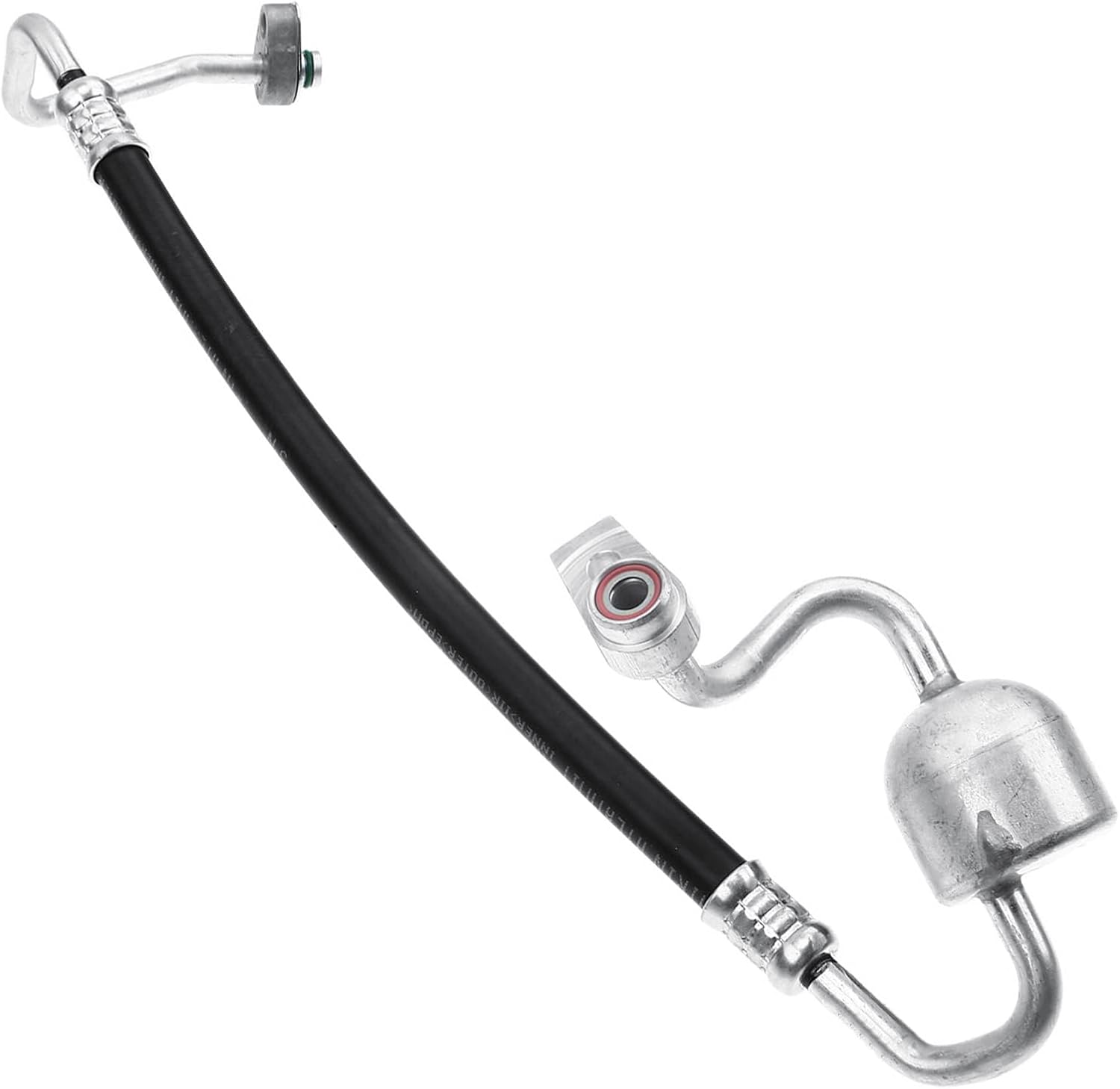 A-Premium A/C Discharge Line Hose Assembly Compatible with Ford Taurus 2013-2017, Special Service Police Sedan 2014-2018 & Lincoln MKT 2013-2016, 2.0L, Compressor to Condenser