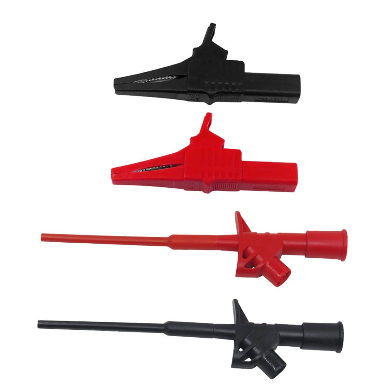 Cabilock 1Set Banana Plug Multimeter Test Lead Probe with Alligator Clips Electrical Tools for and Office Repairs