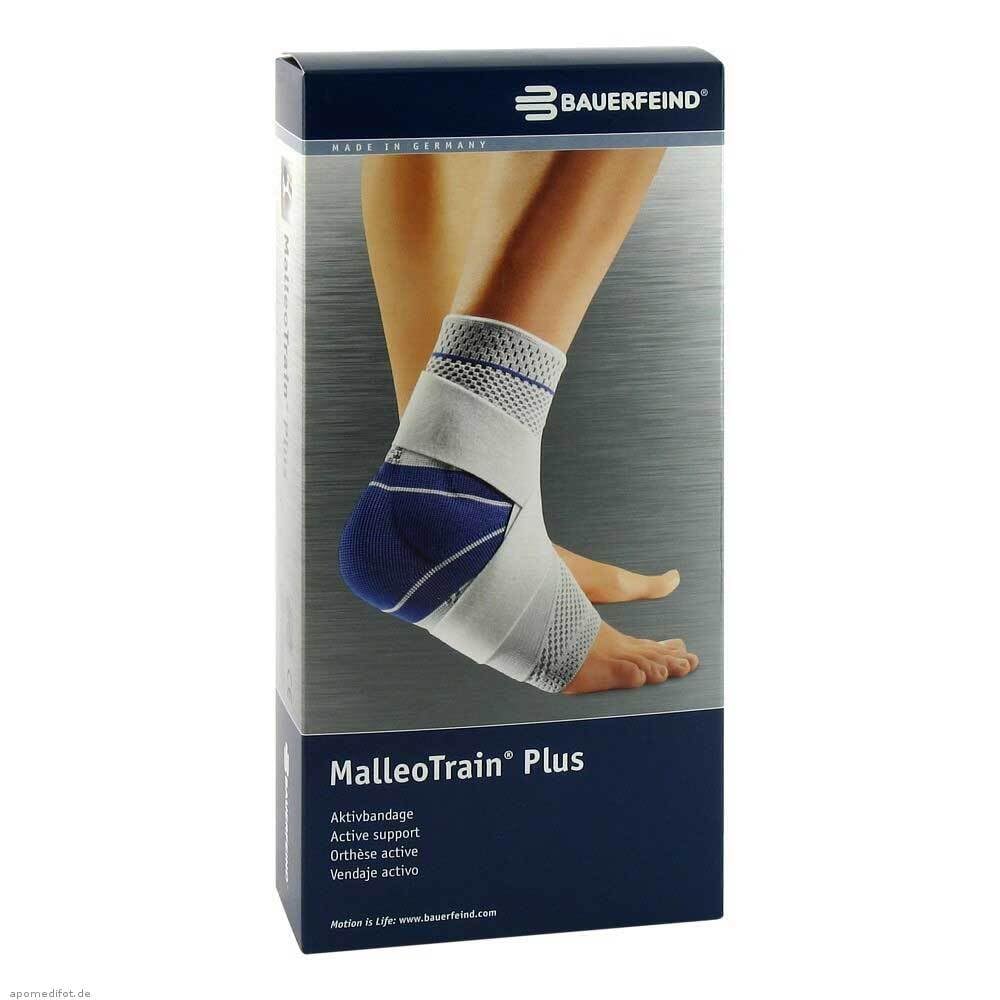 MALLEOTRAIN Plus - Tobillera izquierda (talla 5), color titanio
