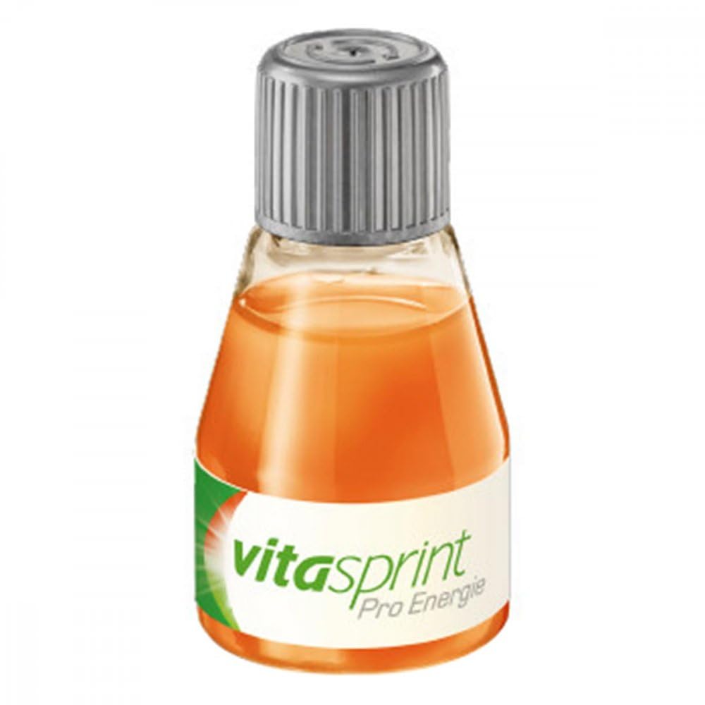 Vitasprint Pro Energie, Nahrungsergänzungsmittel, 24 St.Vitamin B6 & C | Nahrungsergänzungsmittel mit Vitamin, Ginsengwurzel-und Guaranasamen-Extrakt und Koffein für Erwachsene.