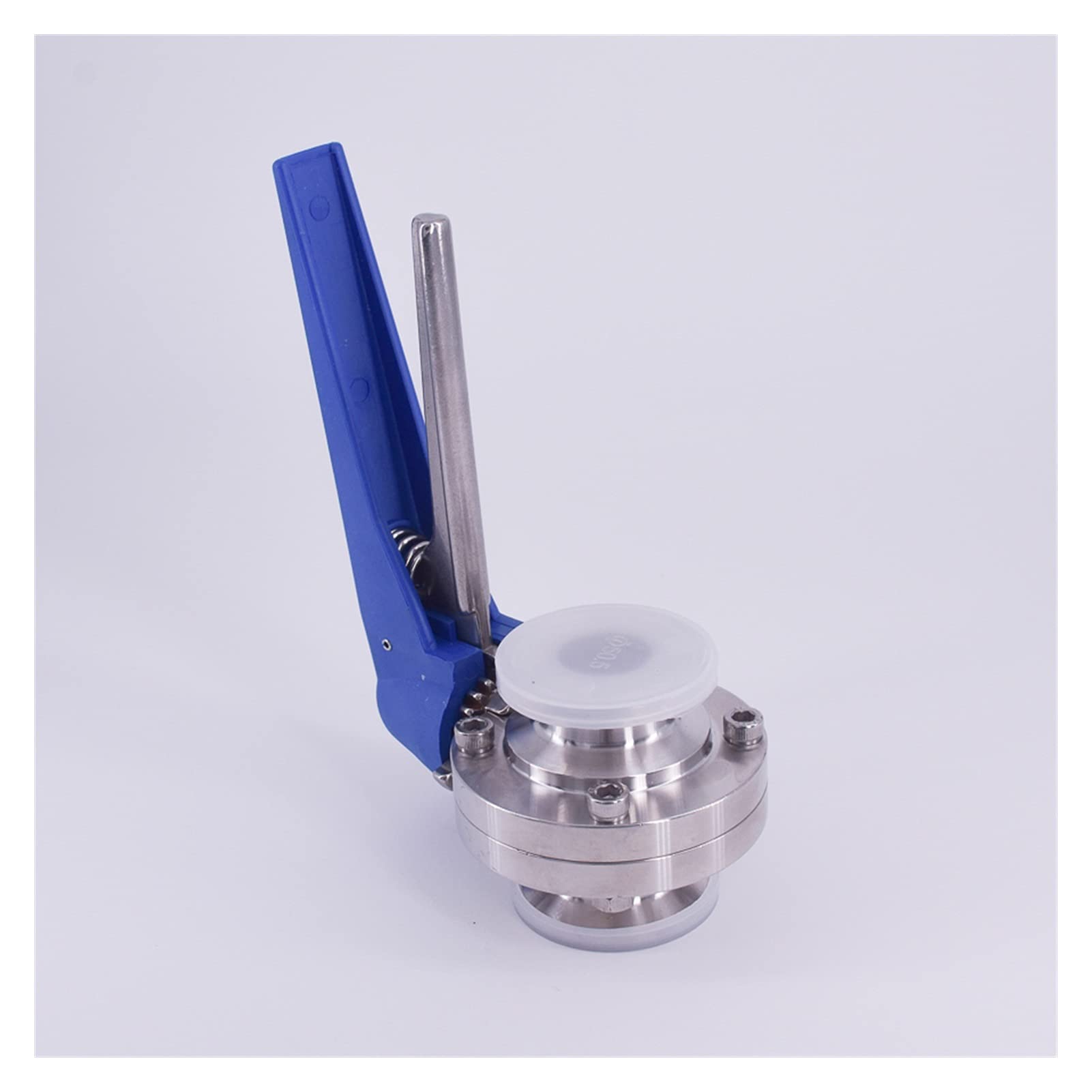 Soupape à bille Fermer Interrupteur 32mm 1-1/4 "Diamètre extérieur de tuyau de tuyau x 1,5" Valve de contrôle de débit d'extrusion de papillon sanitaire à trois pinces SUS 304 en acier inoxydable