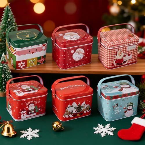 Latas de metal para galletas ideales para regalar dulces a amigos y compañeros 4