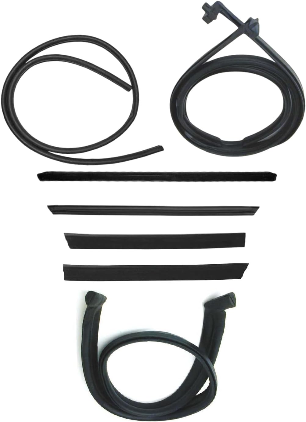 7 x Convertible Top Seals Weatherstrips for Mercedes (107) 350SL, 380SL, 450SL, 560SL