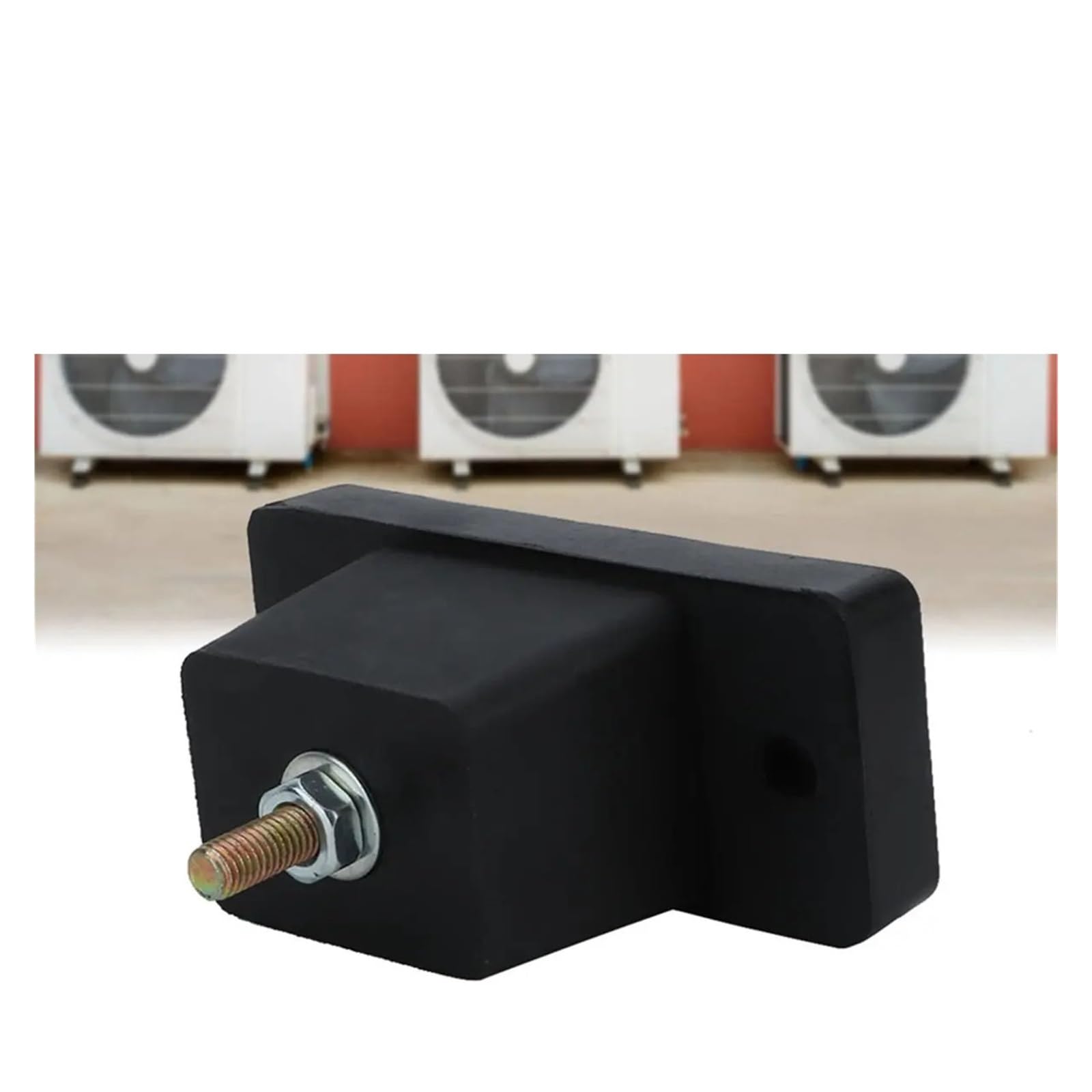 HIZON Almohadilla antivibración for Aire Acondicionado Exterior de 8 Piezas | Cojín for pies a prueba de golpes con soporte