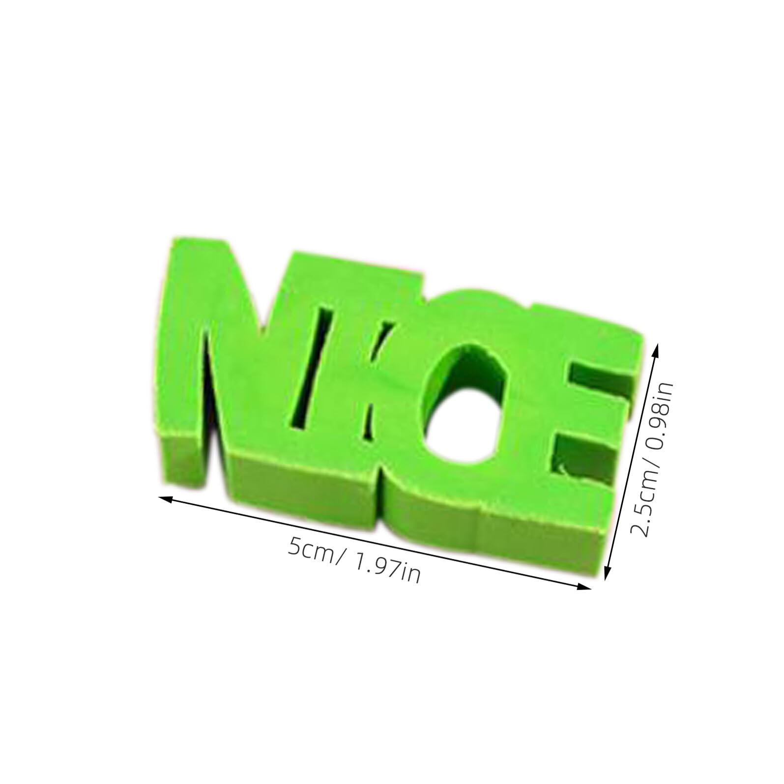 30 Gomme da Cancellare per “nice” Verdi, Gomme a Blocco Piccole per Matite, Cancelleria Scolastica per Studenti e Artisti, Forniture per Ufficio e Premi Educativi per