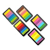 La almohadilla de tinta incluye 30 colores diferentes para que los niños puedan usar su imaginación, creando una excelente pintura con los dedos y otro tipo de manualidades.