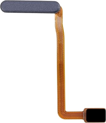 Power Button and Fingerprint Sensor Flex Cable Replacement for Samsung Galaxy A25 Flex Cable Side Power On/Off Switch Control Button Connector Repair Parts SM-A256U SM-A256U1 Brave Black