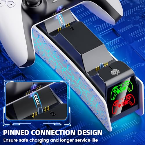 Station de charge P5 DualSense Edge avec câble et indicateurs de charge - 7