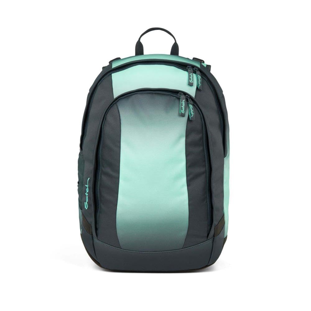 Satch Air Schulrucksack Set 2tlg. inkl. Schlamperbox (Gradient Mint)