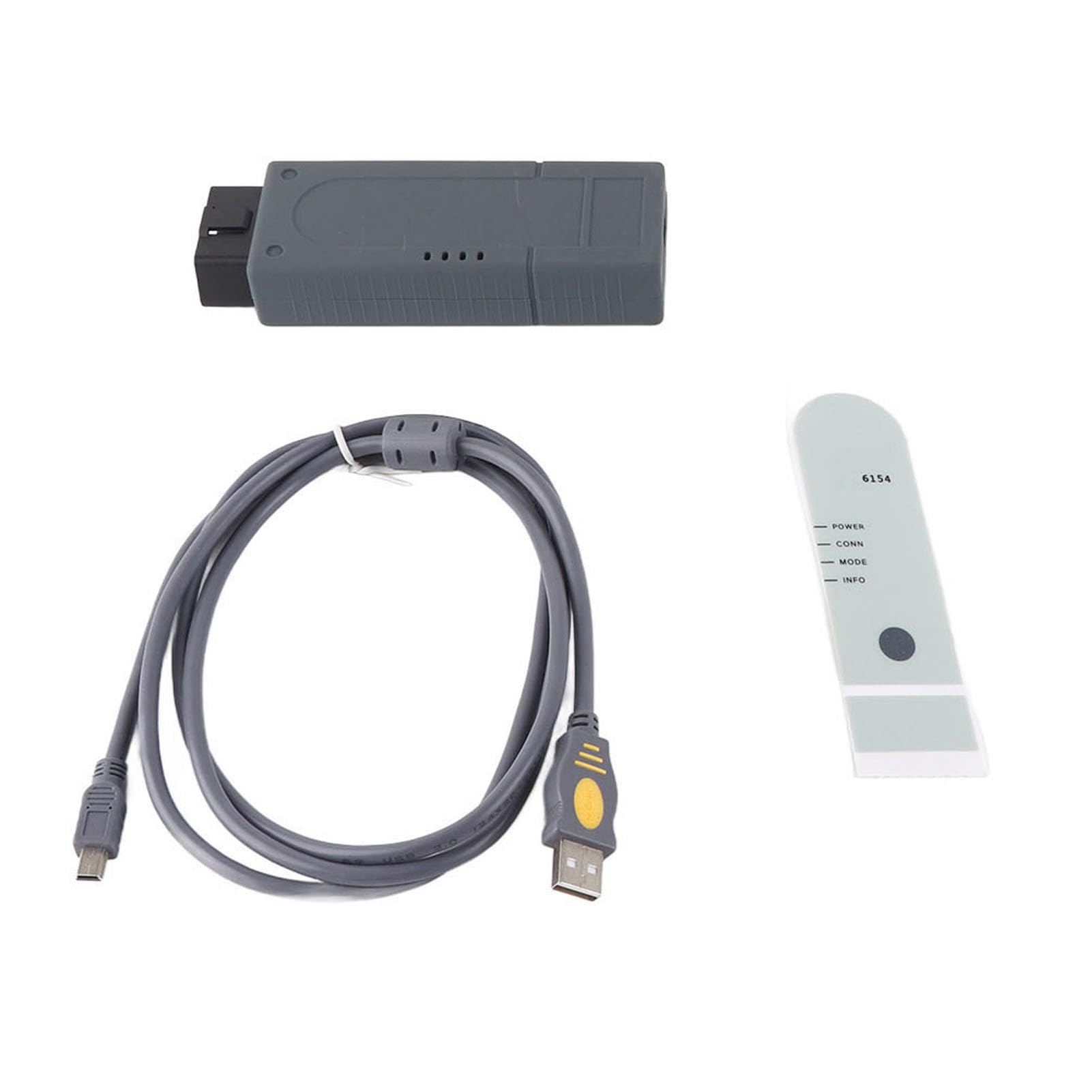 OBD2 Diagnosescanner, VCI Diagnosegerät Scan Tool 6154 mit WiFi- und USB-Verbindung, Kompatibel mit Microsoft Windows 7 und 10 für Fahrzeugdiagnose und Autoreparatur