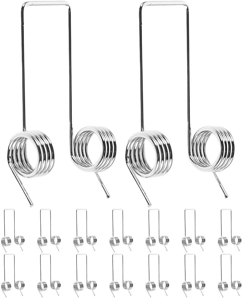 16pcs Torsion Spring: Replacement Torsional Spring For Home Office Trash Can Lid - Stainless Steel Design For Quiet Operation