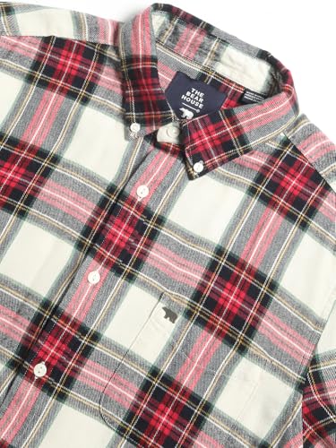 Image of Men's Multicolored Checked Slim Fit Cotton Casual Shirt