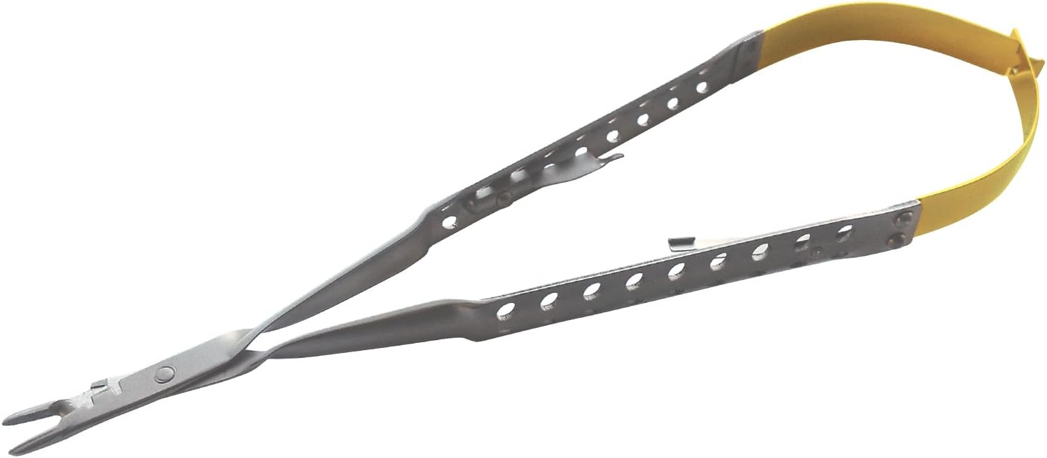 Bimedix NHC-B3/S Laschal Model CE2-631-10RL Needle Holder/Suture Cutter Combination, Barraquer #3, Straight Carbide Jaws (6"15.2 cm), Spring Stainless Steel