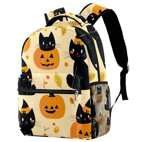 Sac à dos d'Halloween citrouilles pour les sorties scolaires, les voyages et la garderie des enfants