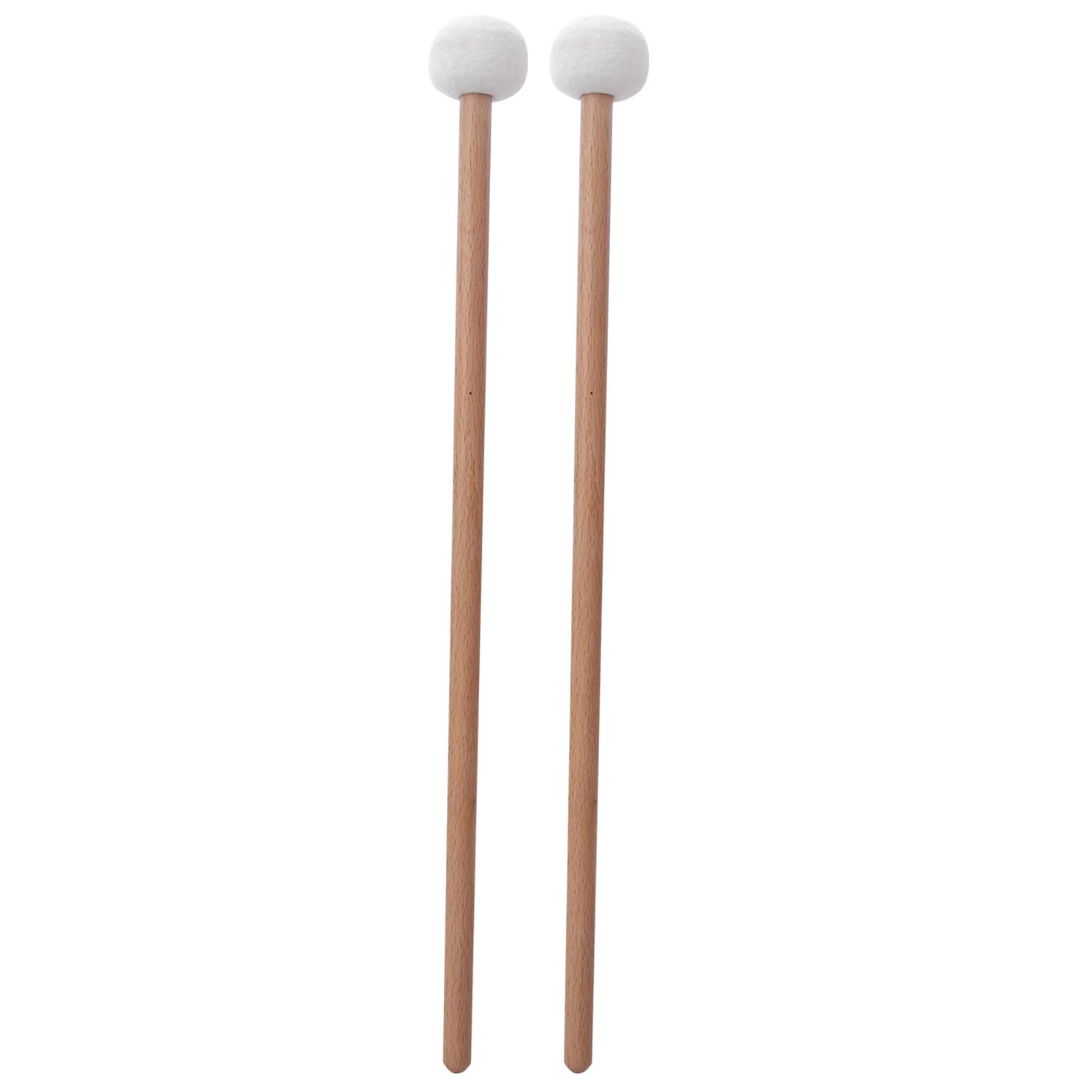 Drum Mallets Sticks 2Pet Mallet Percussion Drum Mallet Hammer fieltro blanco Timpani - Accesorios para instrumentos musicales