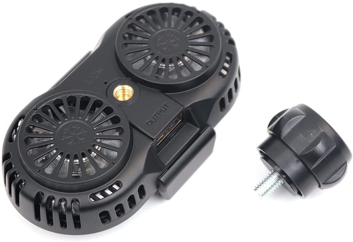 Ventola di Raffreddamento del Telefono Dispositivo di Raffreddamento semiconduttore del Telefono Cellulare, Ventola di Raffreddamento per Temperature Fredde del Telefono - Nero