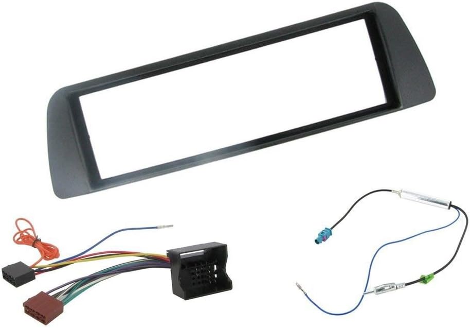 Radio Faceplate Single Din Fitting Fascia Car Stereo Fitting Kit Compatible with Peugeot 107