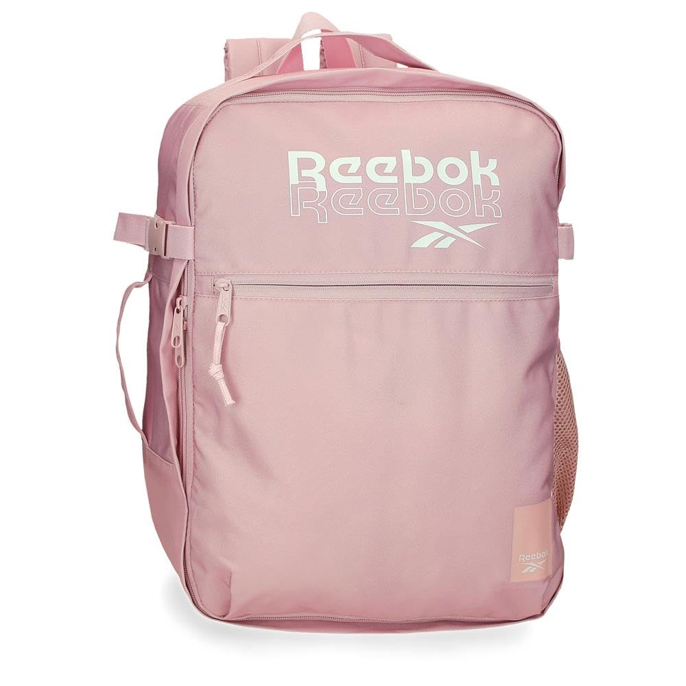 Reebok Ona Backpack, Pink, 30 x 44 x 21 cm, Polyester by Joumma Bags