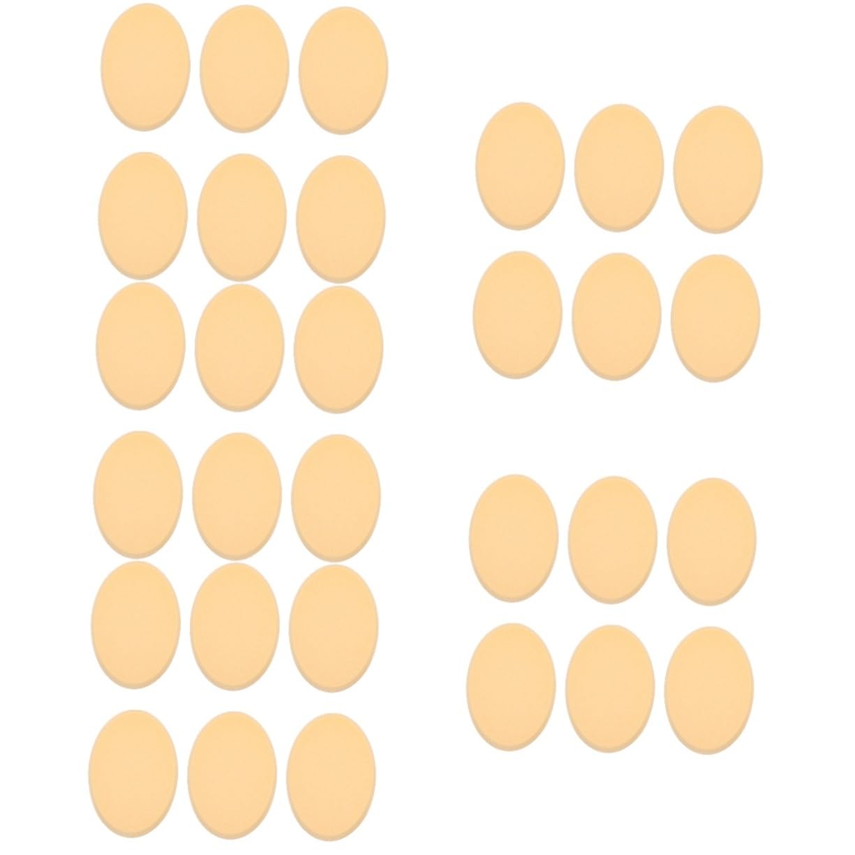 FRCOLOR 30stücke Teiliges Ovaler Makeup Puff Strapazierfähige Make-up Schwämme Für Puder Und Flüssigkeit Für Natürliche Foundation-anwendung Feucht Und Trockenanwendung Elastisch