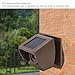 2624.7ft Long Range Solar Driveway Alarm, Outdoor Weather Motion Sensor & Detector, IP55 Weatherproof Solar Driveway Alarm
