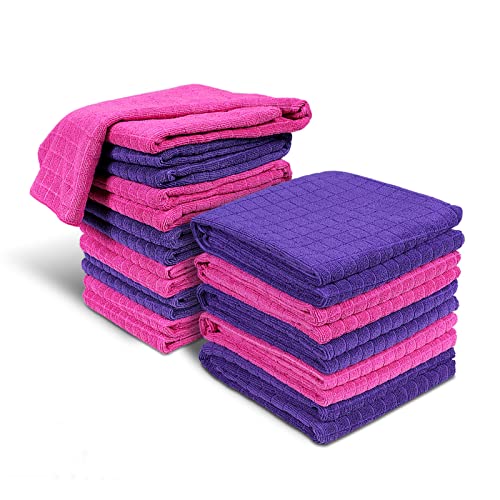 Gadhra Microfiber Cleaning Cloth, 23.6" X 27.6" Extra Large Car Washing Towel, Kitchen Towels Dish Cloths, Drying Rags, Tea Towels And Bar Towels,12 Pack #TOP5