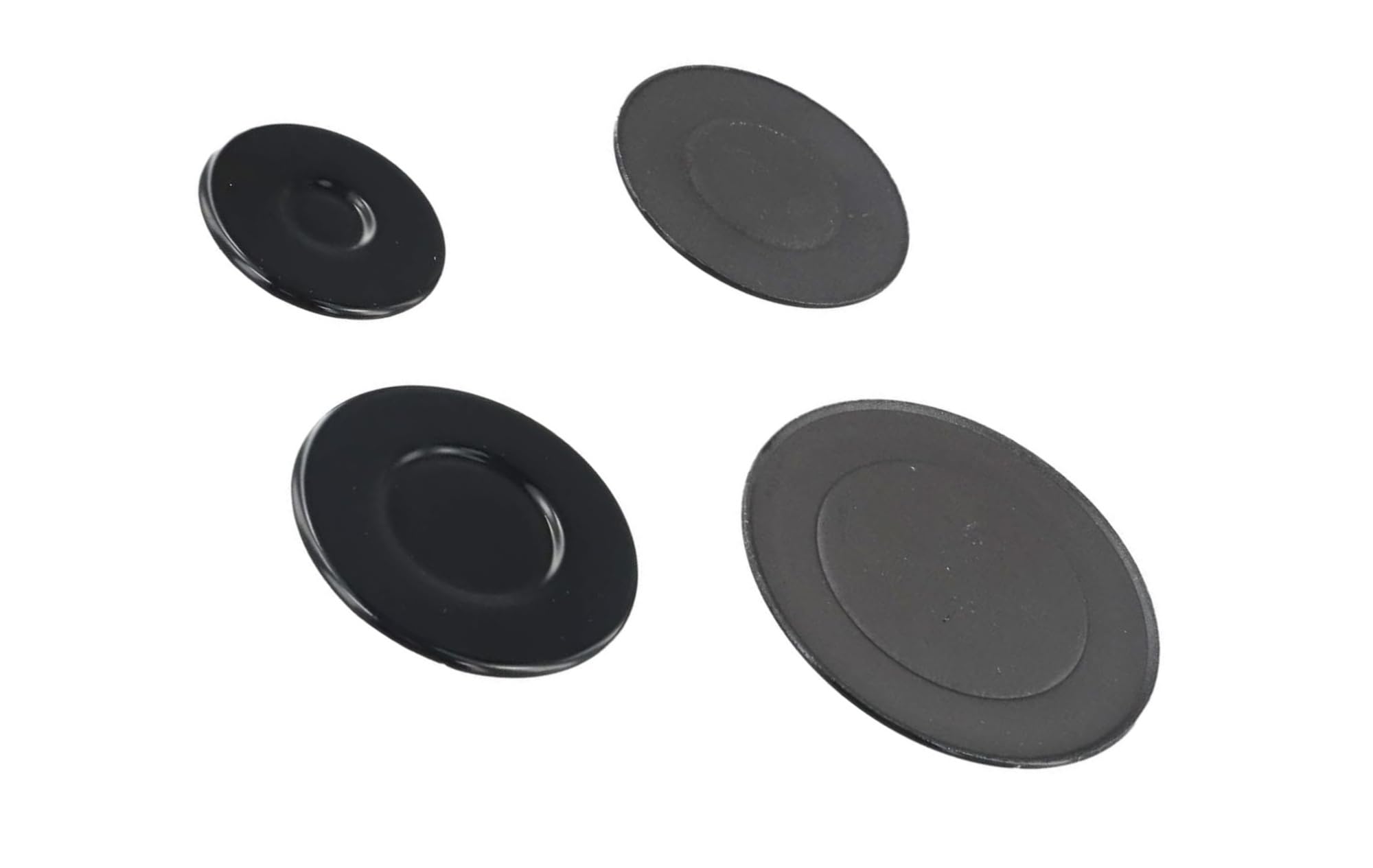 Set di tappi for bruciatore a gas, 4 pezzi, 55 mm, 75 mm, 100 mm, for pezzi di ricambio for piano cottura SABAF(Concave)