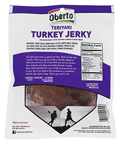 Turkey Jerky, Teriyaki, 3.25 Ounce