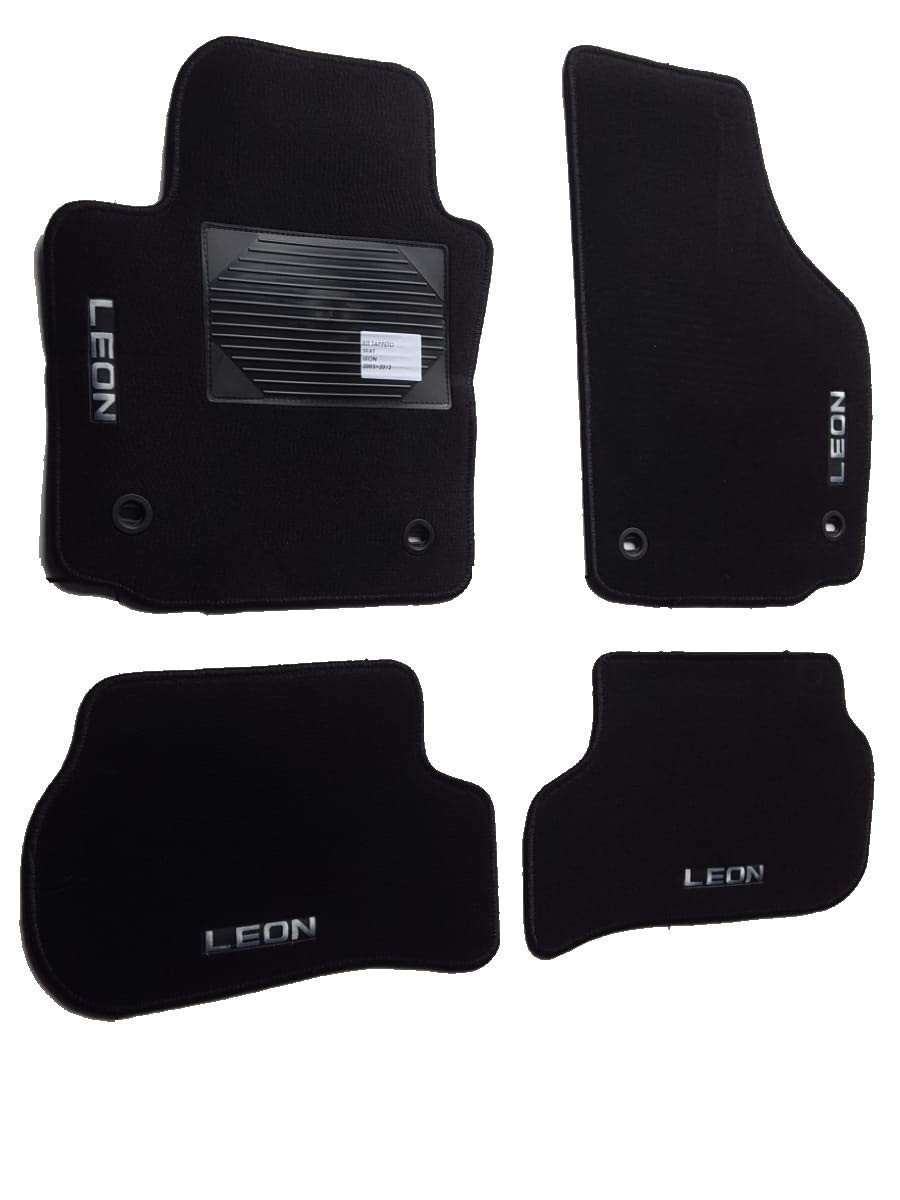 Set Tappetini Tappeti per Auto in Moquette Mini I (R50) e (R53) 2001 2007, neri
