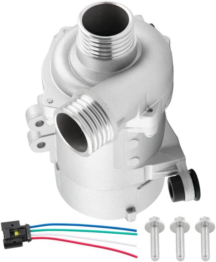 Electric Water Pump With Bolts 11517586925 11517588885 11537549476 Compatible With E90 E60 325i 330i 525i 530i X5 X3 N52 53 Motorcycle Automotive Systems