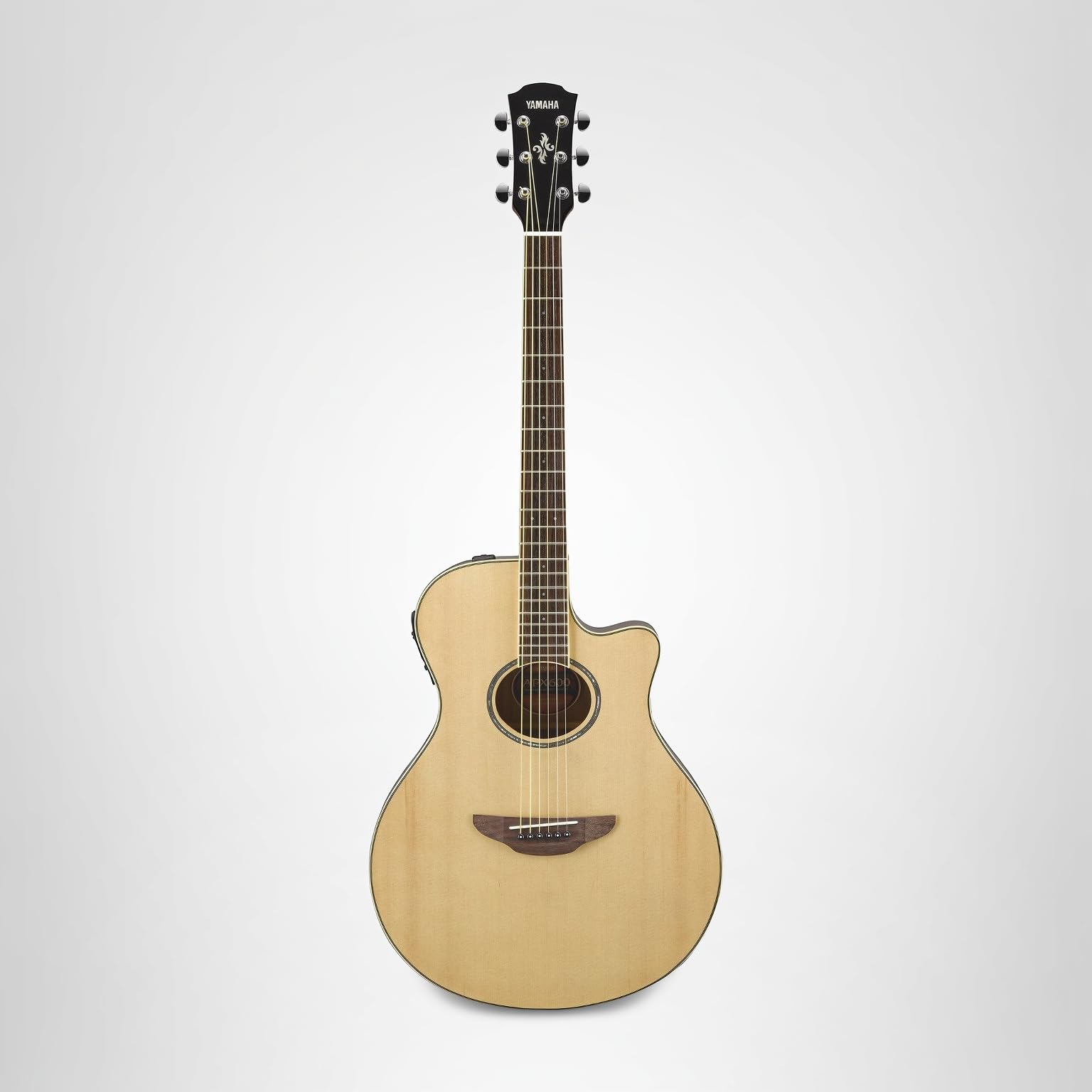 Amazon.com: Yamaha APX600 NA Thin Body Acoustic-Electric Guitar