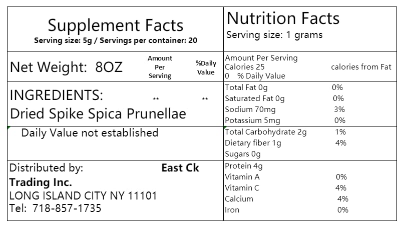 Miniatura 9 de Greenlike Fruta común Sellfheal - Spike Spica Prunellae Xia Ku Cao