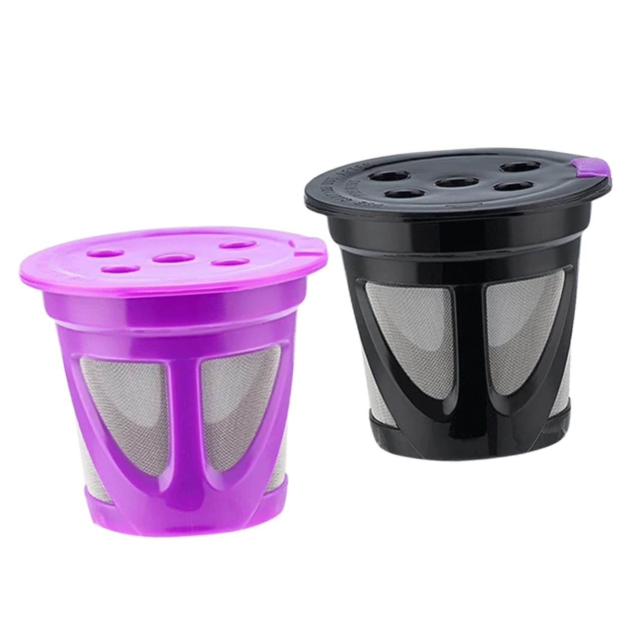Ciieeo 5 Juegos Cápsula De Café De Café Reutilizables De Café Recargables Taza De Café Cafetera Expreso Colador De Maquina De Cafe Filtro De Té Recargable 2 Piezas * 5