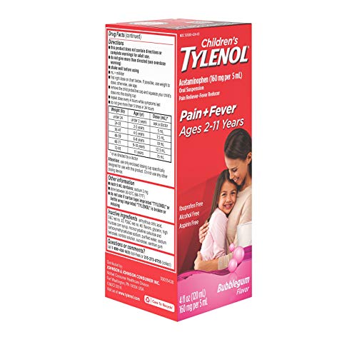 Tylenol, Childrens Liquid Bubblegum, 4 Ounce #TOP2