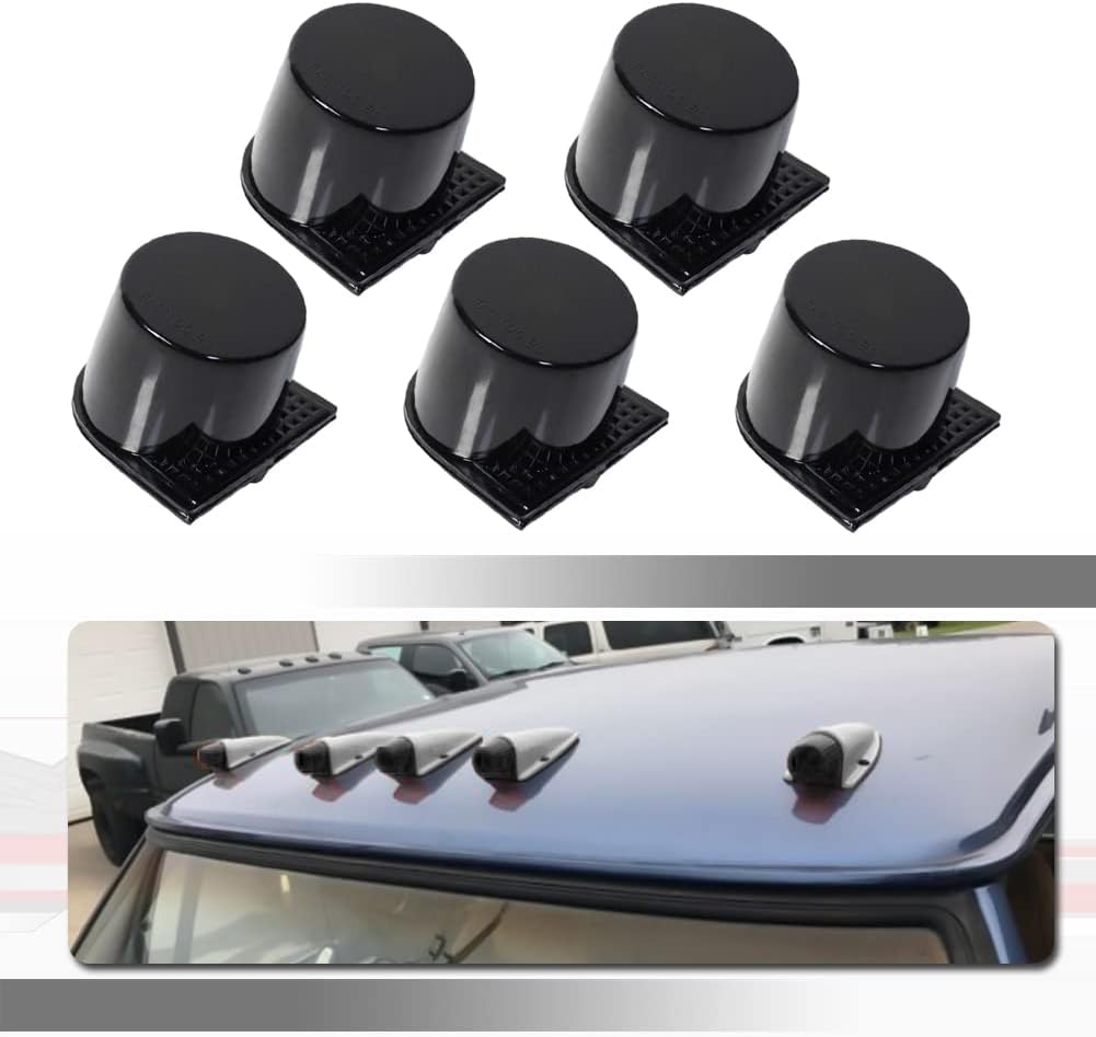 For 1974-93 Dodge D100 150 250 350 W250 Pickup Trucks Cab Marker Roof Running Top Clearance Light Smoked Lens