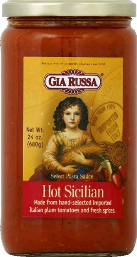 Gia Russa Sauce, Hot Sicilian 24.0 OZ (Pack of 6)