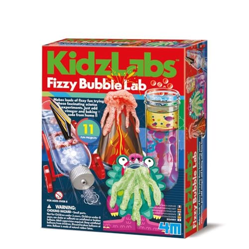 4M KidzLabs - Sprudelnde Wissenschaftsset für Kinder - Experimente mit Backpulver und Essig