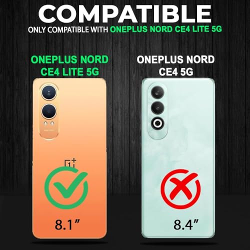 Image of AIBEX Back Cover for OnePlus Nord CE 4 Lite 5G | D10 Tough Armor Case | Sliding Camera Shield | 360 Protection | Kickstand Ring Holder | Military-Grade Shockproof Bumper Case